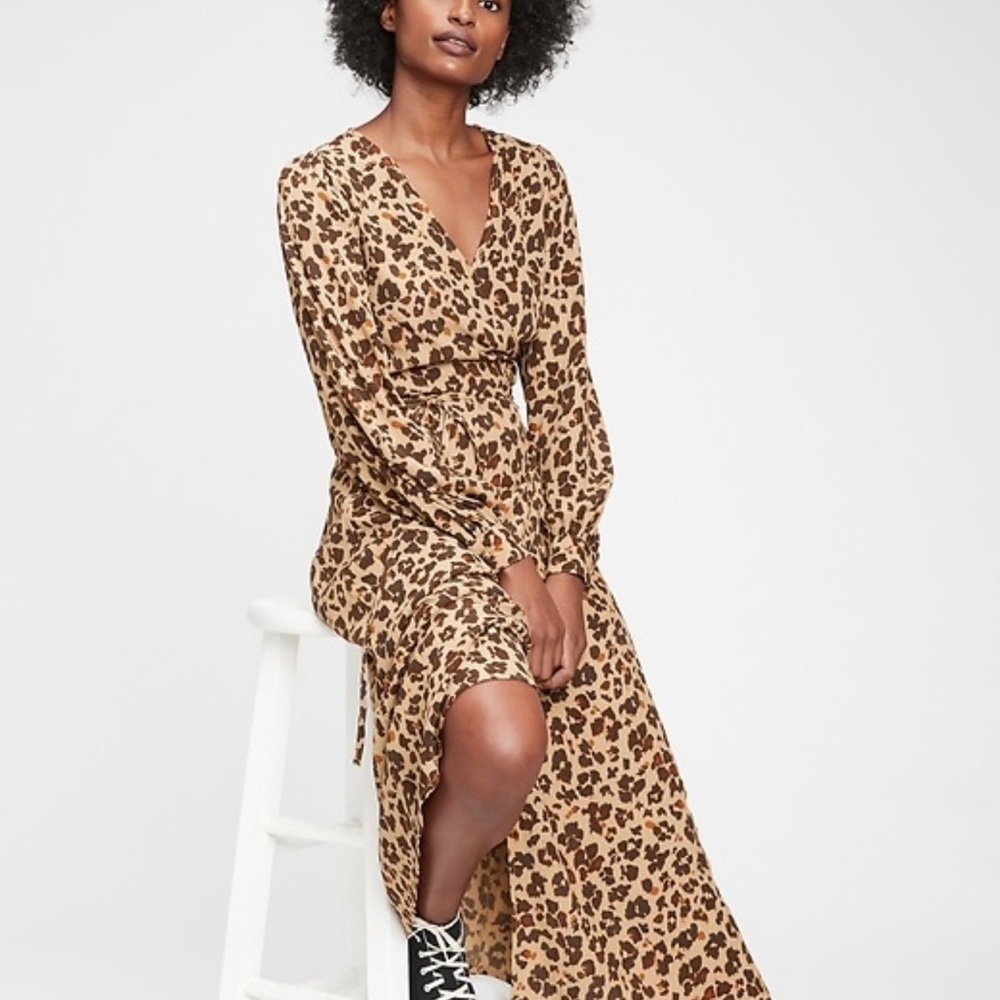 Leopard Print Maxi Dress